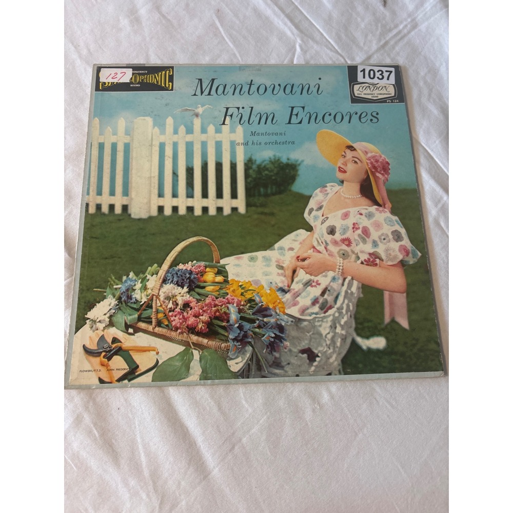 London Records Mantovani Film Encores Vinyl LP 12 Inch Multicolor Good Stereo